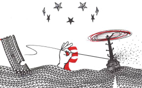 Cover art from Black Marks on a White Page.