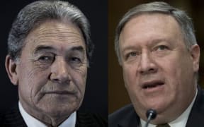 Winston Peters and Mike Pompeo
