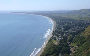 Paraparaumu from Paekakariki Hill.