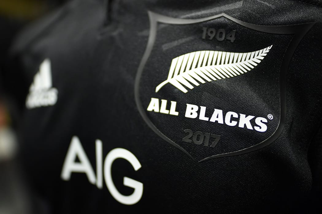 All Blacks jersey featuring the Silver Fern