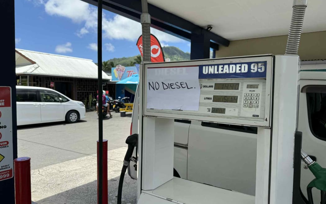 Diesel has run out at CITC Kavera Service Station in Rarotonga.
