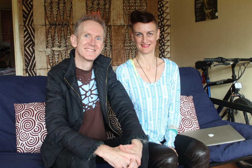 Composer and audio visual artist Paddy Free and choreographer/dancer Louise Potiki Bryant at their home.