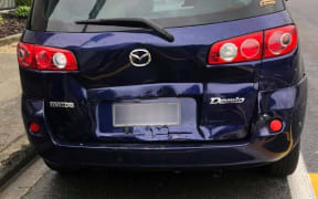 Hermione McKeich says a ute with four men in it rammed her car multiple times as they laughed.