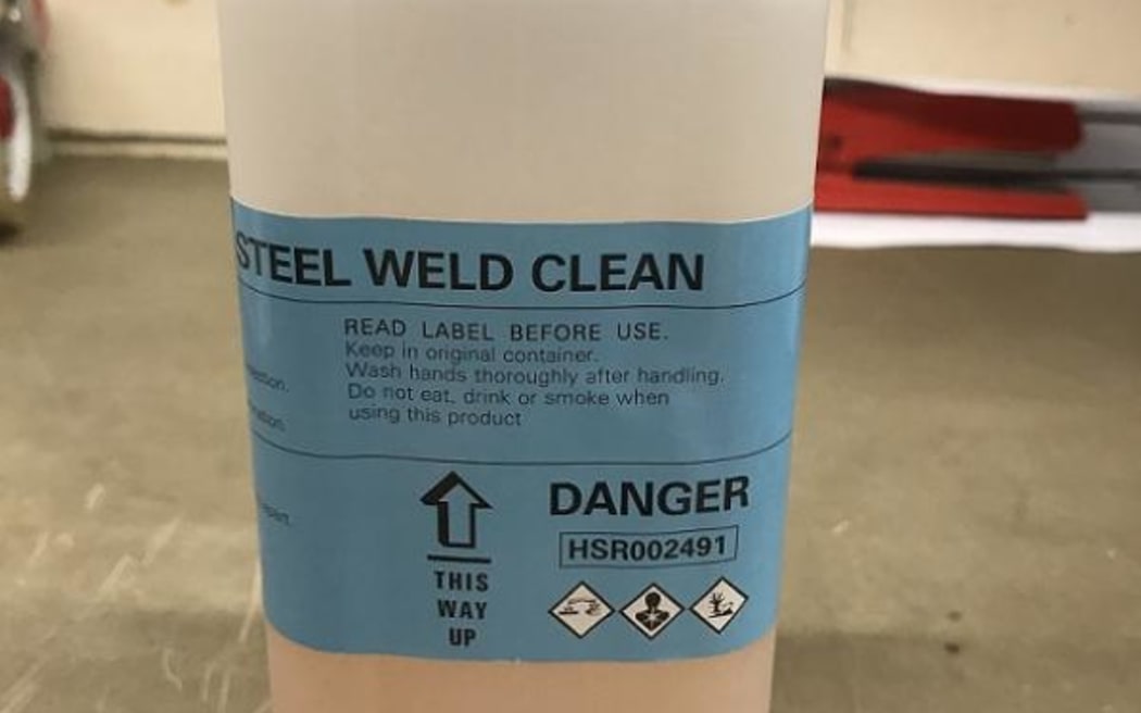 These dangerous chemicals were stolen from Waikato Hospital.