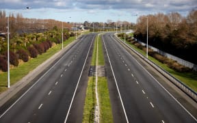Christchurch empty streets during delta level 4