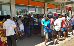 FNPF members outside one of the Fund's offices.