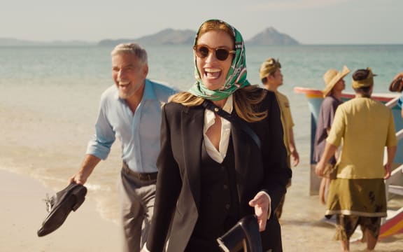 George Clooney and Julia Roberts in the 2022 film Ticket to Paradise