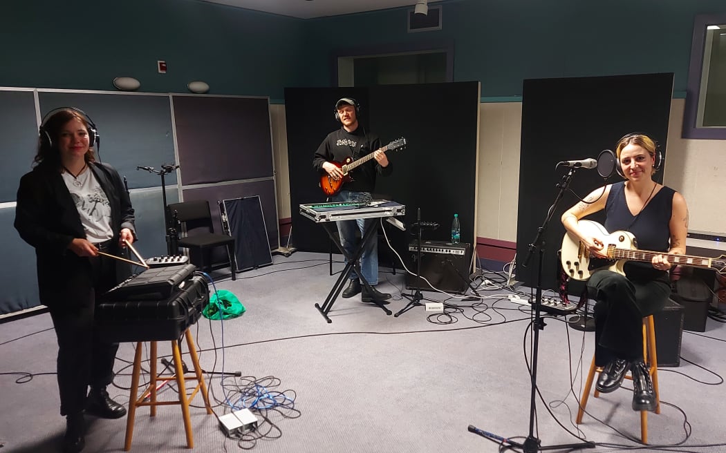Womb in the RNZ Studios