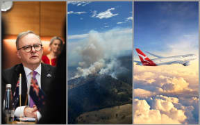 Anthony Albanese, bushfires, Qantas dreamliner
