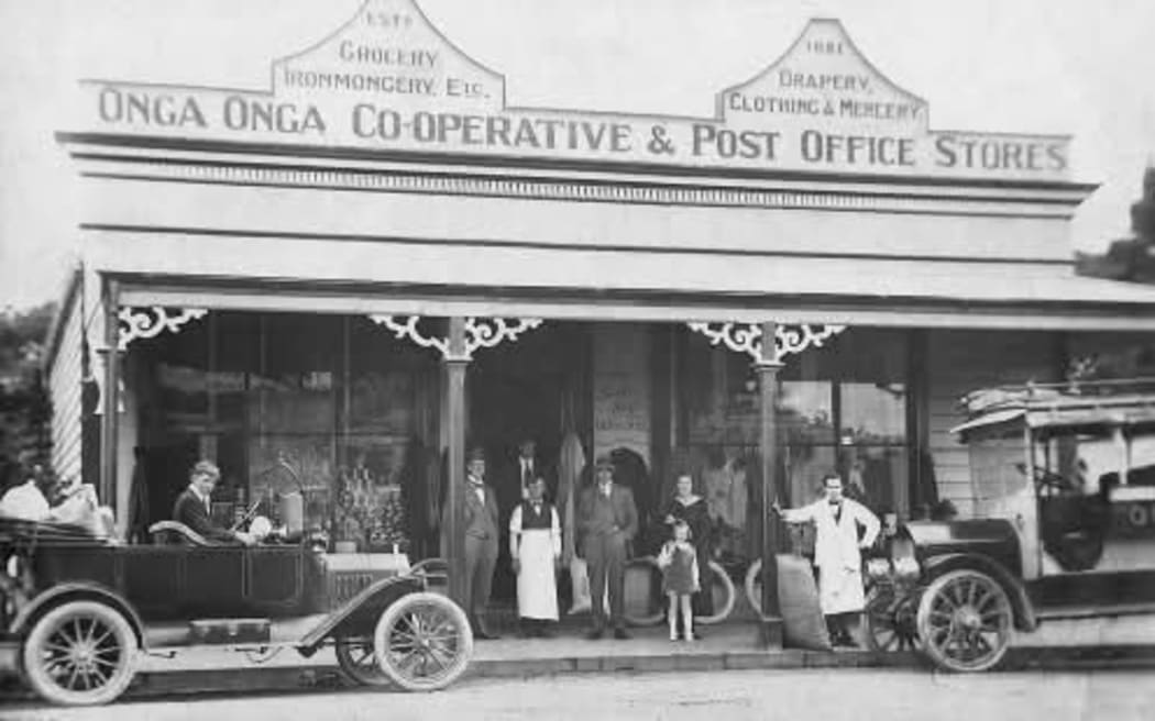 A historic photo taken in the Central Hawke's Bay village of Ongaonga