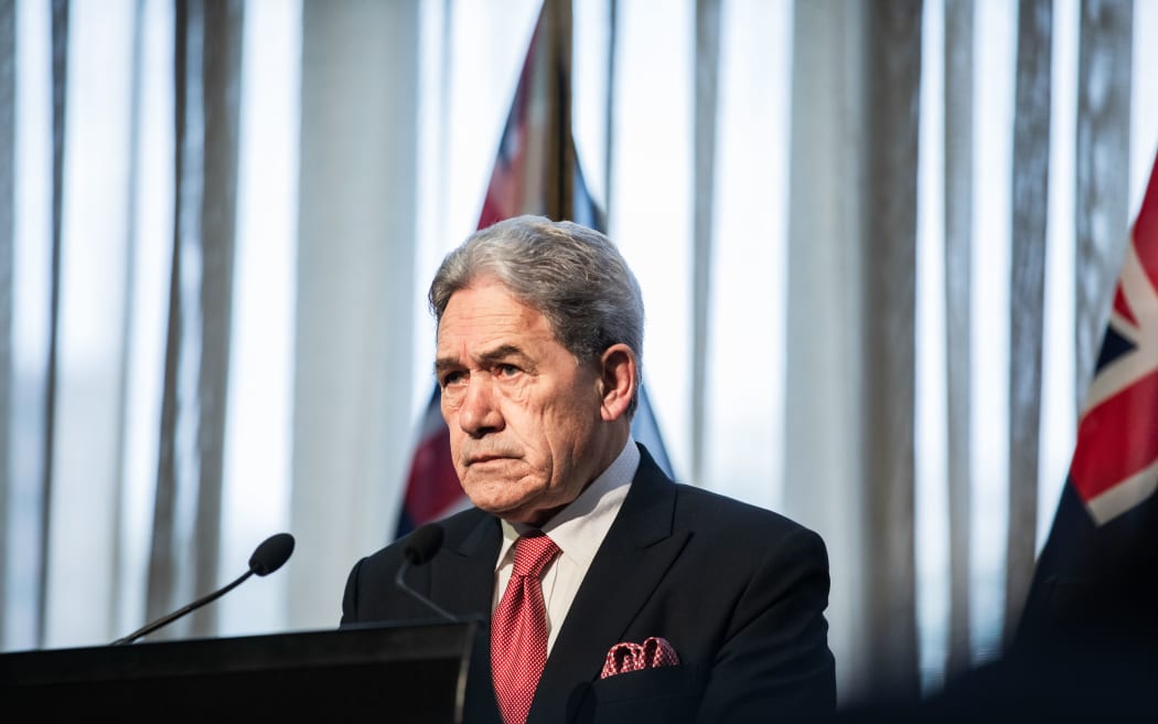 Deputy Prime Minister Winston Peters on on 24 November, 2023.