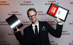 Founding editor Marcus Stickley at the 2016 Canon Media Awards.