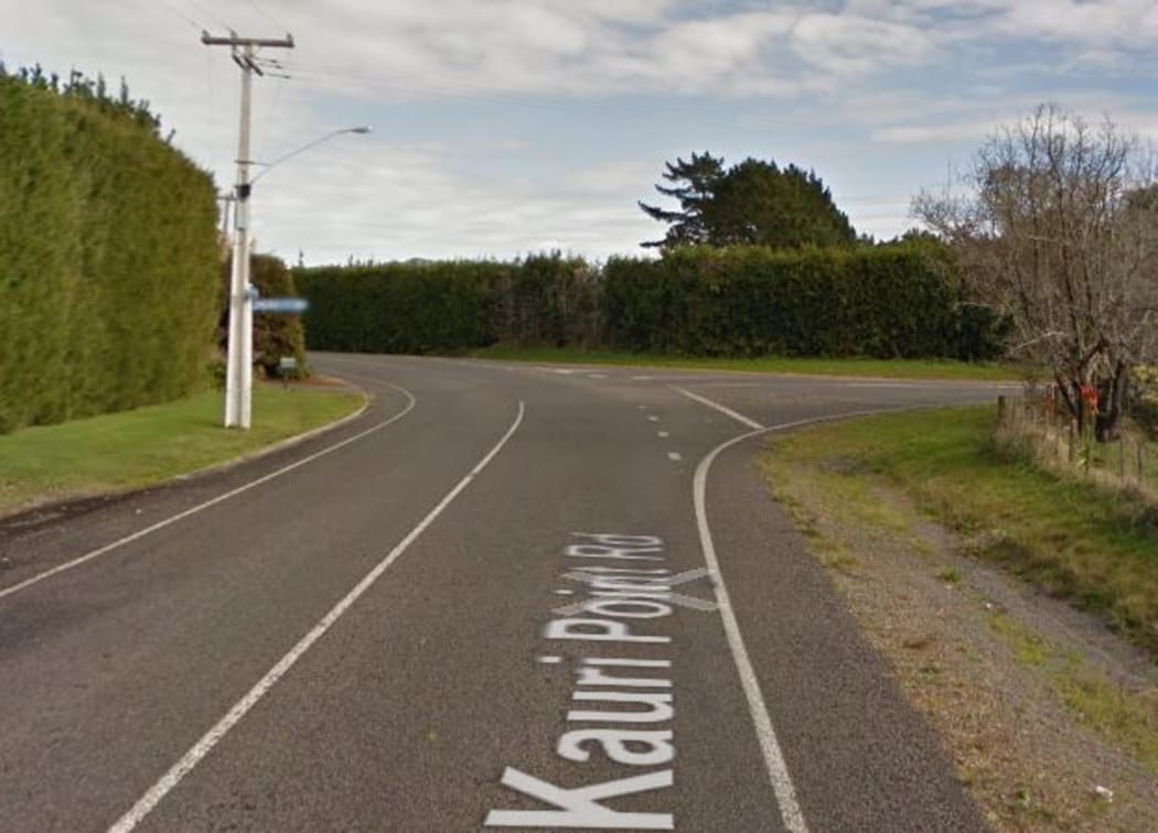 Police said they were called to the two-car crash at the intersection with Kauri Point Road at 8:44am.