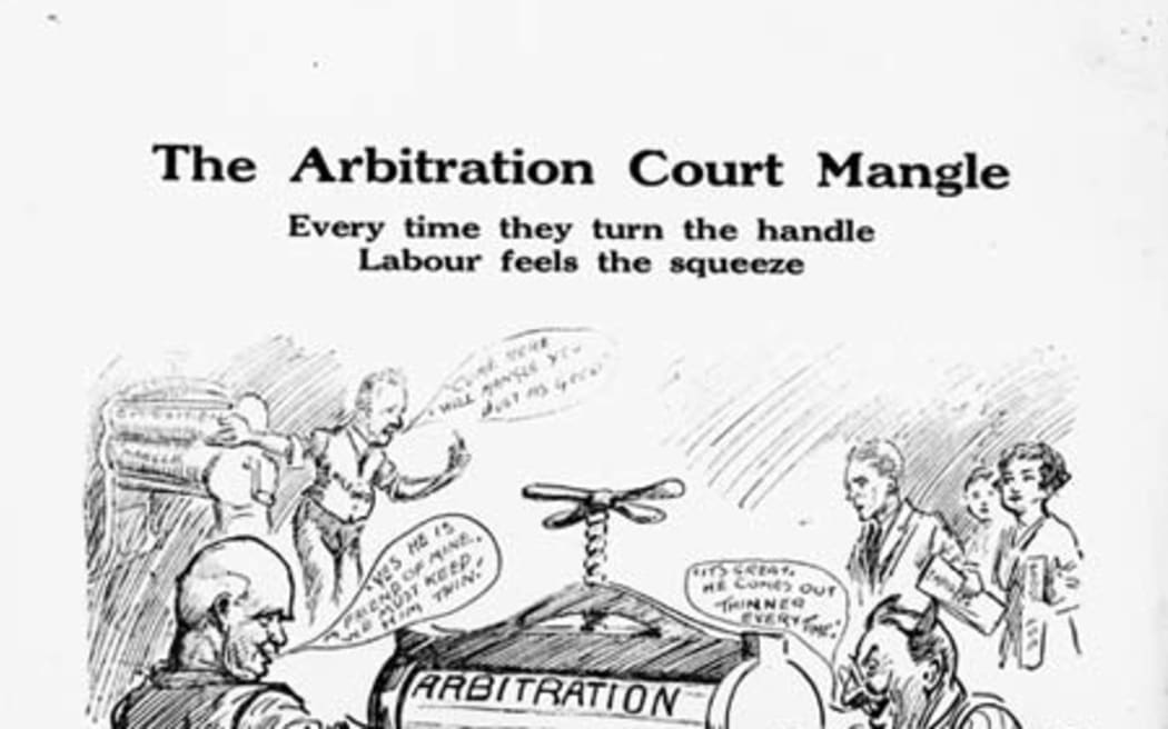 Arbitration court cartoon