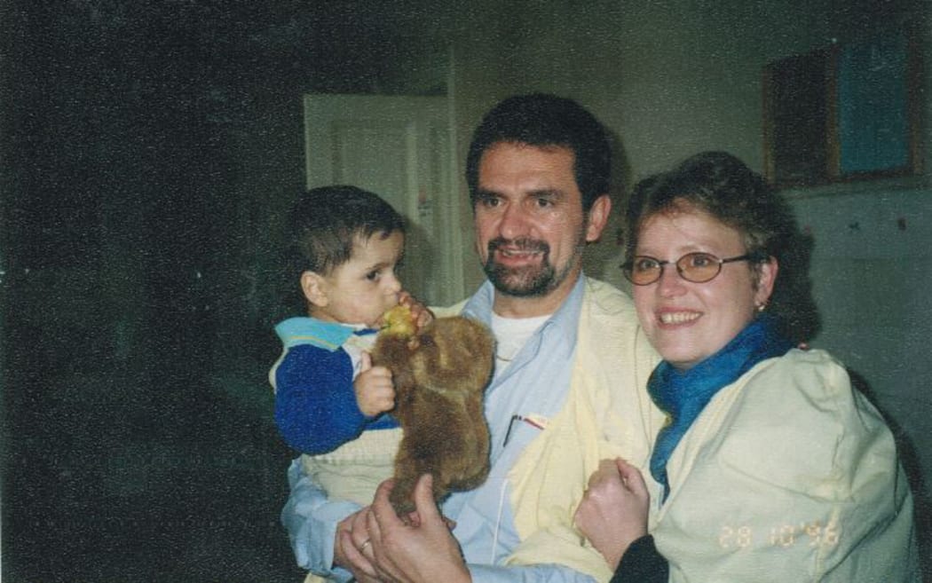 Alex's parents meet him for the first time.