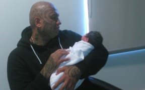 Mehaka Tepuia and grandson Kaige Ashby.