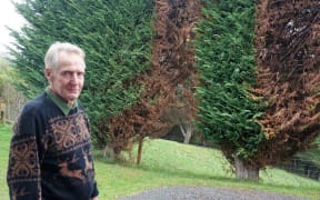 Mike Waring of Redwood Valley was threatened with arrest for refusing to leave his and his wife Gabrielle's home during the 2019 Pigeon Valley fire.