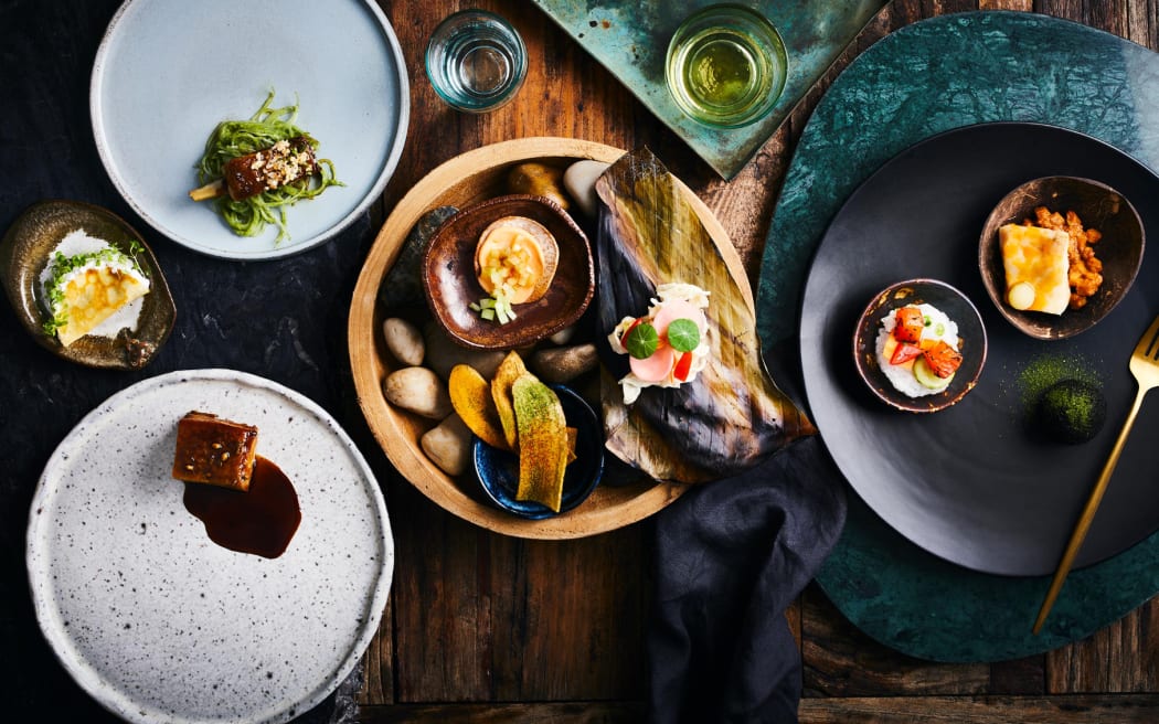 Dishes by the Auckland fine dining restaurant TALA