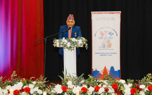 Dinesh Khadka is leading the fundraising for Nepal flood victims in New Zealand.