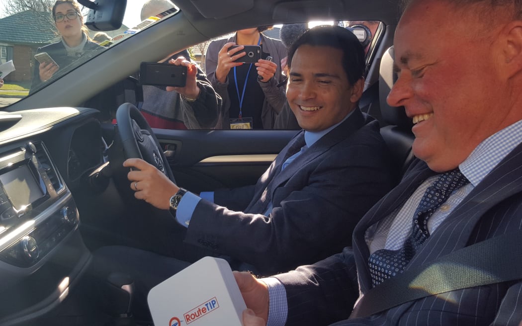 The Government is trialing a new safety program that sends audio safety messages to people driving rental cars.