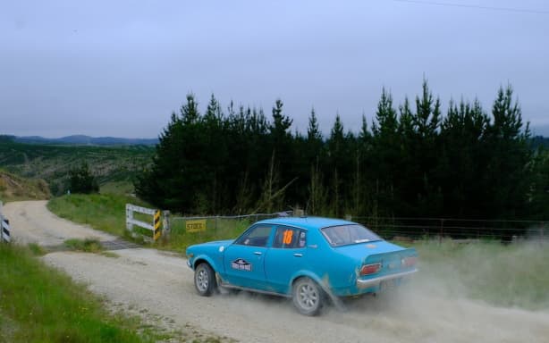 South Island scenery on show as top rally car drivers tackle gravel ...