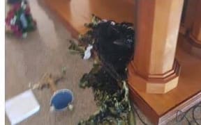 Attempt to set Saipan Church altar set on fire