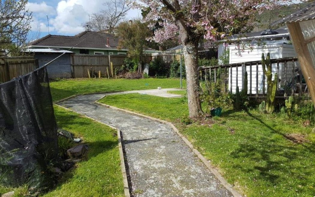 The wheelchair access in the Housing NZ home, which was built by the tenant after the agency said it wasn't necessary.