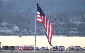 Emergency vehicles at Ronald Reagan Washington National Airport, on 30 January, 2025.
