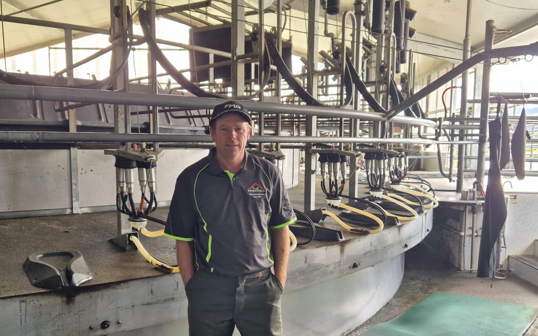 Fernhill's rotary milking shed was one of the first to be built in Wairarapa.