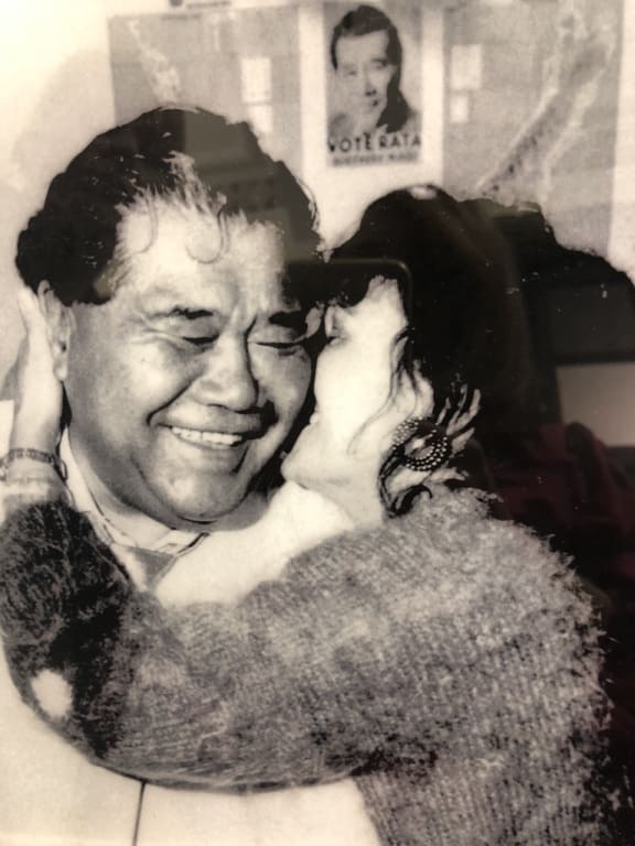 Sandra Lee and Matiu Rata.