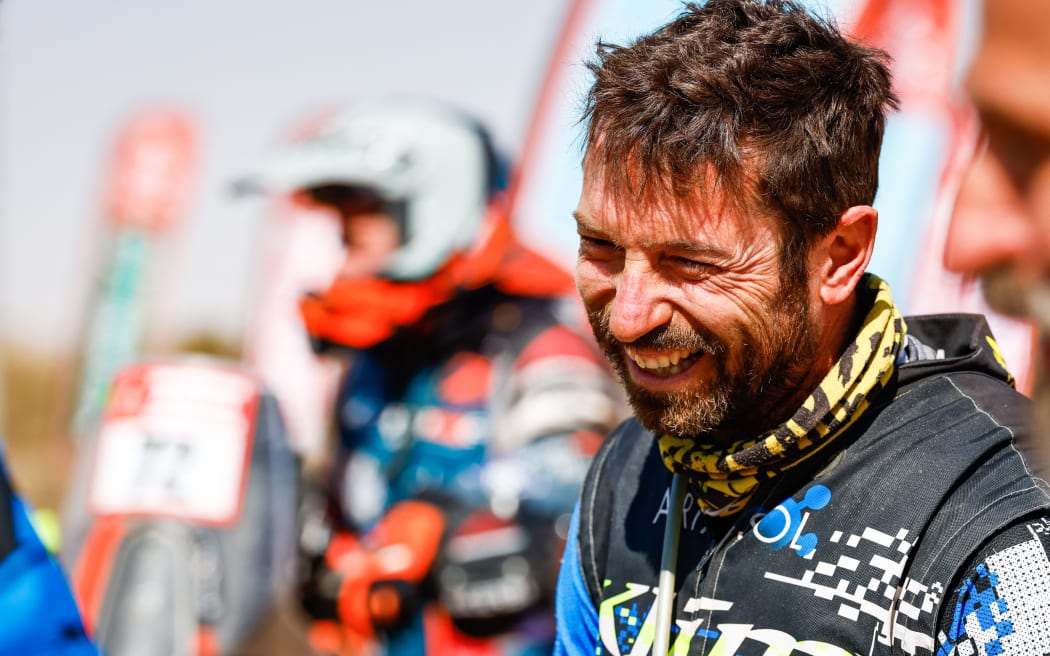 Falcon Carles (spa), Twintrail Racing Team, KTM 450 Rally Replica, Moto, W2RC, Original by Motul, portrait during the Stage 12 of the Dakar Rally 2022 between Bisha and Jeddah, on January 14th 2022 in Jeddah, Saudi Arabia.
