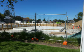 The Mount Albert building site at the centre of numerous noise complaints.