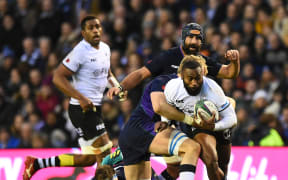 Semi Radradra scored one of Fiji's two tries at Murrayfield.