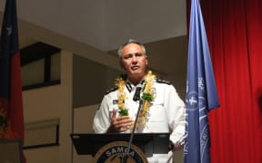 Samoa Police Commissioner Fuiavailili Egon Keil