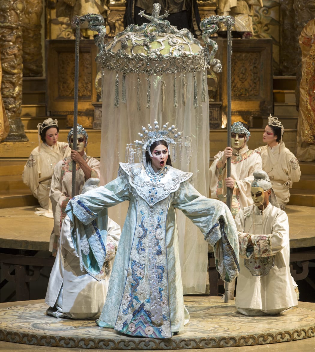 A scene from Turandot at The Metropolitan Opera