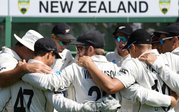 Kane Williamson and Black Caps at the MCG.