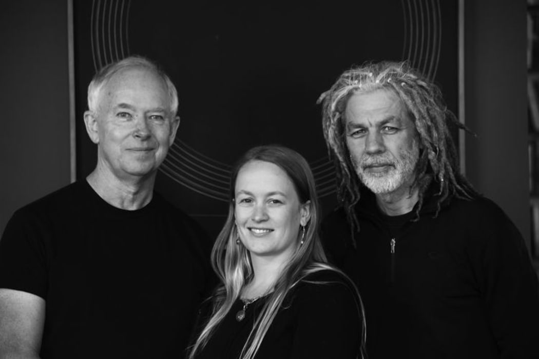 Poet Bill Manhire, singer Hannah Griffin and composer Norman Meehan