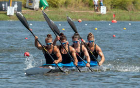Womens K4 500m 2018 World Champs 
Lisa Carrington, Aimee Fisher, Kayla Imrie and Caitlin Ryan.