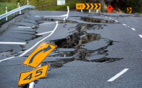 Quake damage to SH1