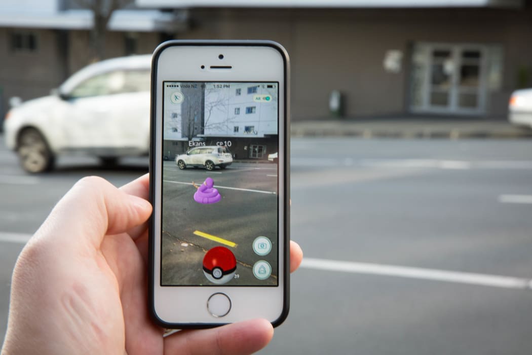 Pokemon Go on a mobile