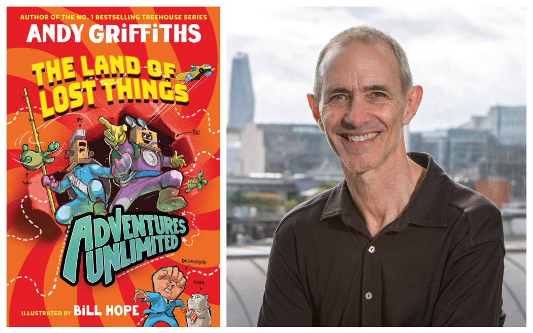 Andy Griffiths and book cover