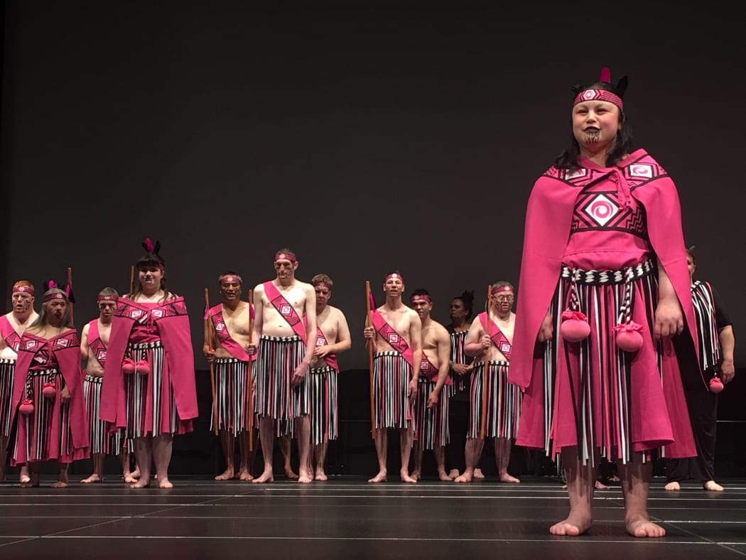 Kapa haka group Te Roopu Manaaki are from rural Wairarapa.