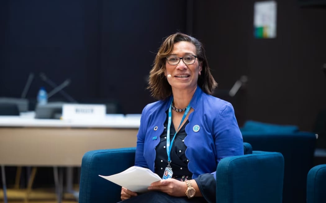 WHO Chief Nursing Officer Dr Amelia Latu Afuhaamango Tuipulotu attends a special session about small islands and developing states at the Fifth Global Forum on Human Resources for Health at WHO headquarters in Geneva, Switzerland.