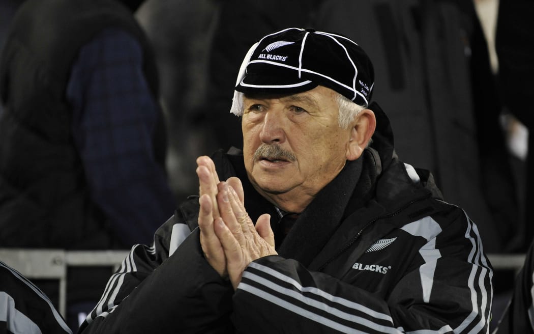 Tane Norton receiving his All Blacks cap in 2009.