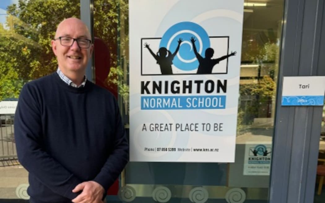 Knighton Normal School principal Andrew Campbell.