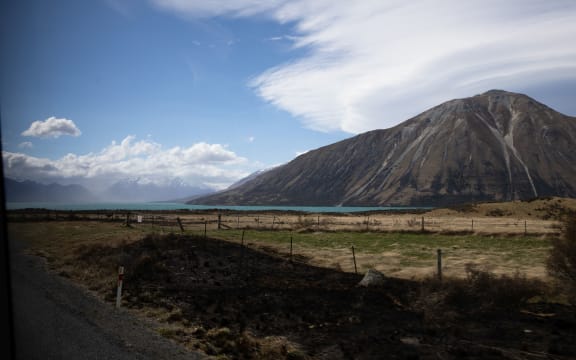 Fire damage at Lake Ohau village