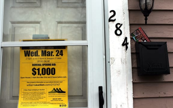A foreclosed home in Bridgeport, Connecticut in March 2010.