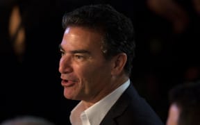 Yossi Cohen, the head of the Israeli Mossad attends a Fourth of July Independence Day celebration  in Herzilya Pituah on July 3, 2017.