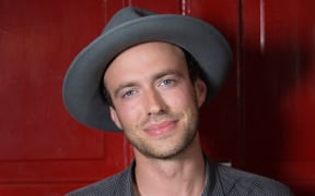 Finns Andrews at The Lab studios in Auckland.