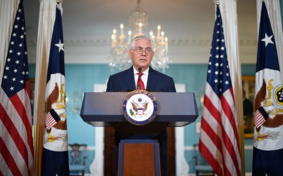 US Secretary of State Rex Tillerson.